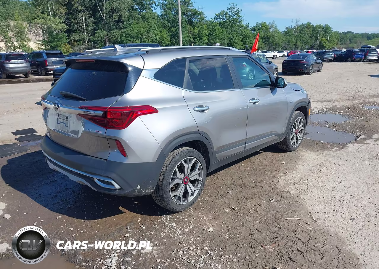 2021 Kia Seltos Sx Turbo VIN:KNDETCA23M7139695 - 4