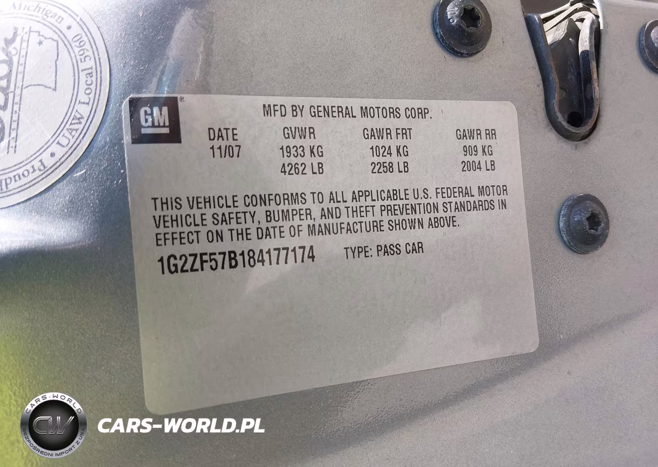 2008 Pontiac G6 Value Leader VIN:1G2ZF57B184177174 - 9