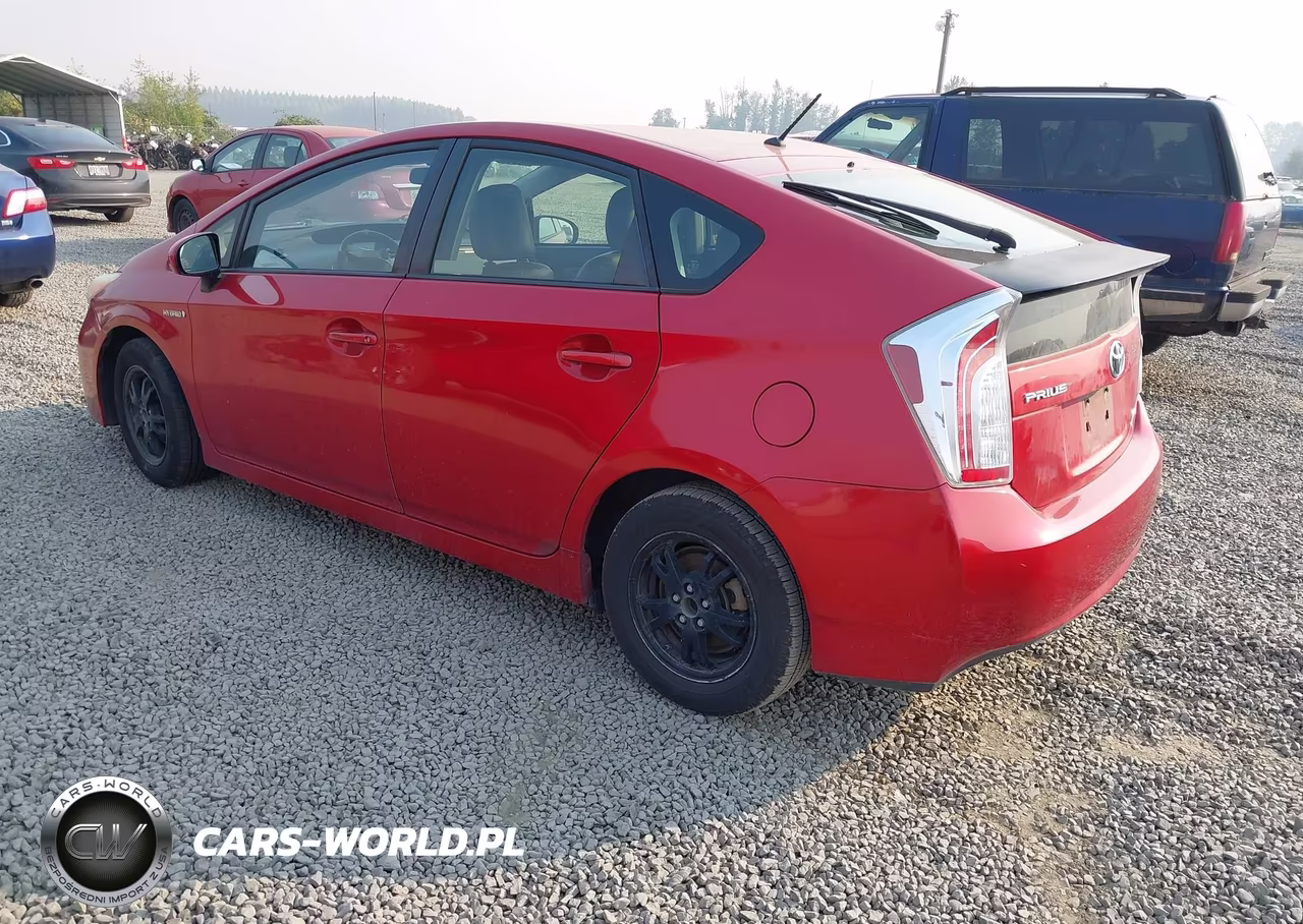 2012 Toyota Prius Two VIN:JTDKN3DUXC1489188 - 3