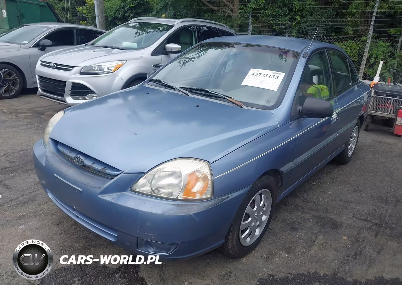 2004 Kia Rio VIN:KNADC125546282885 - 2