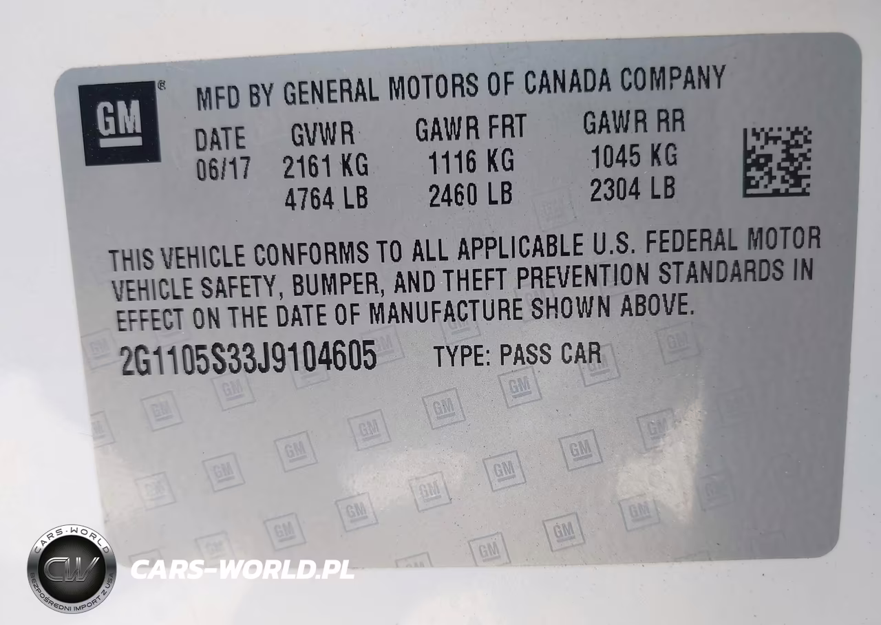 2018 Chevrolet Impala 1Lt VIN:2G1105S33J9104605 - 9