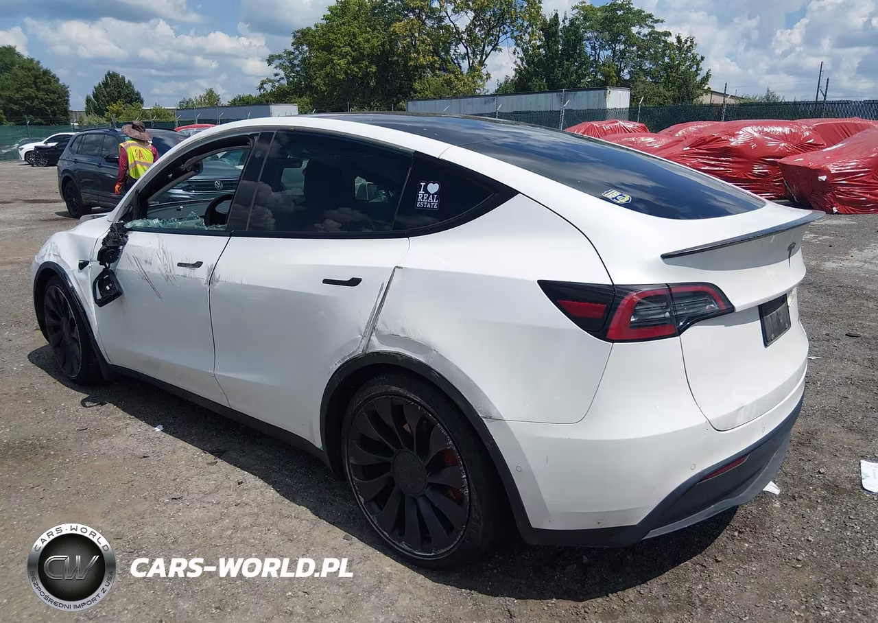 2022 Tesla Model Y Performance Dual Motor All-Wheel Drive VIN:7SAYGDEF1NF445491 - 3