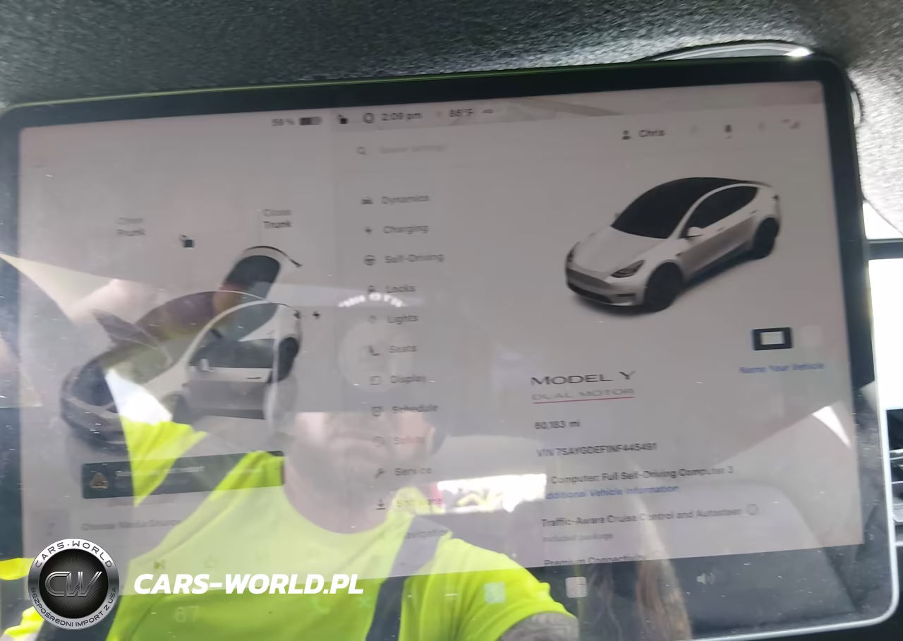2022 Tesla Model Y Performance Dual Motor All-Wheel Drive VIN:7SAYGDEF1NF445491 - 7