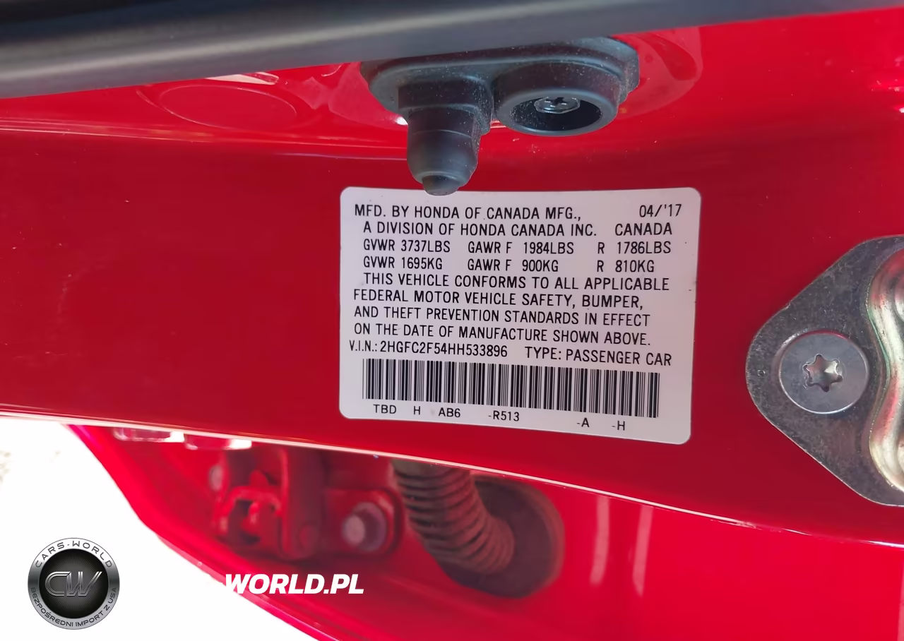 2017 Honda Civic Lx VIN:2HGFC2F54HH533896 - 9