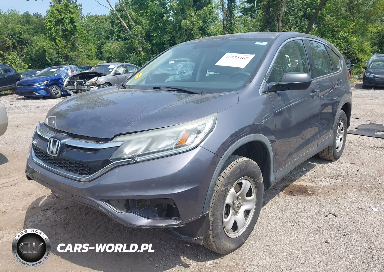 2015 Honda Cr-V Lx VIN:5J6RM4H39FL056389 - 2