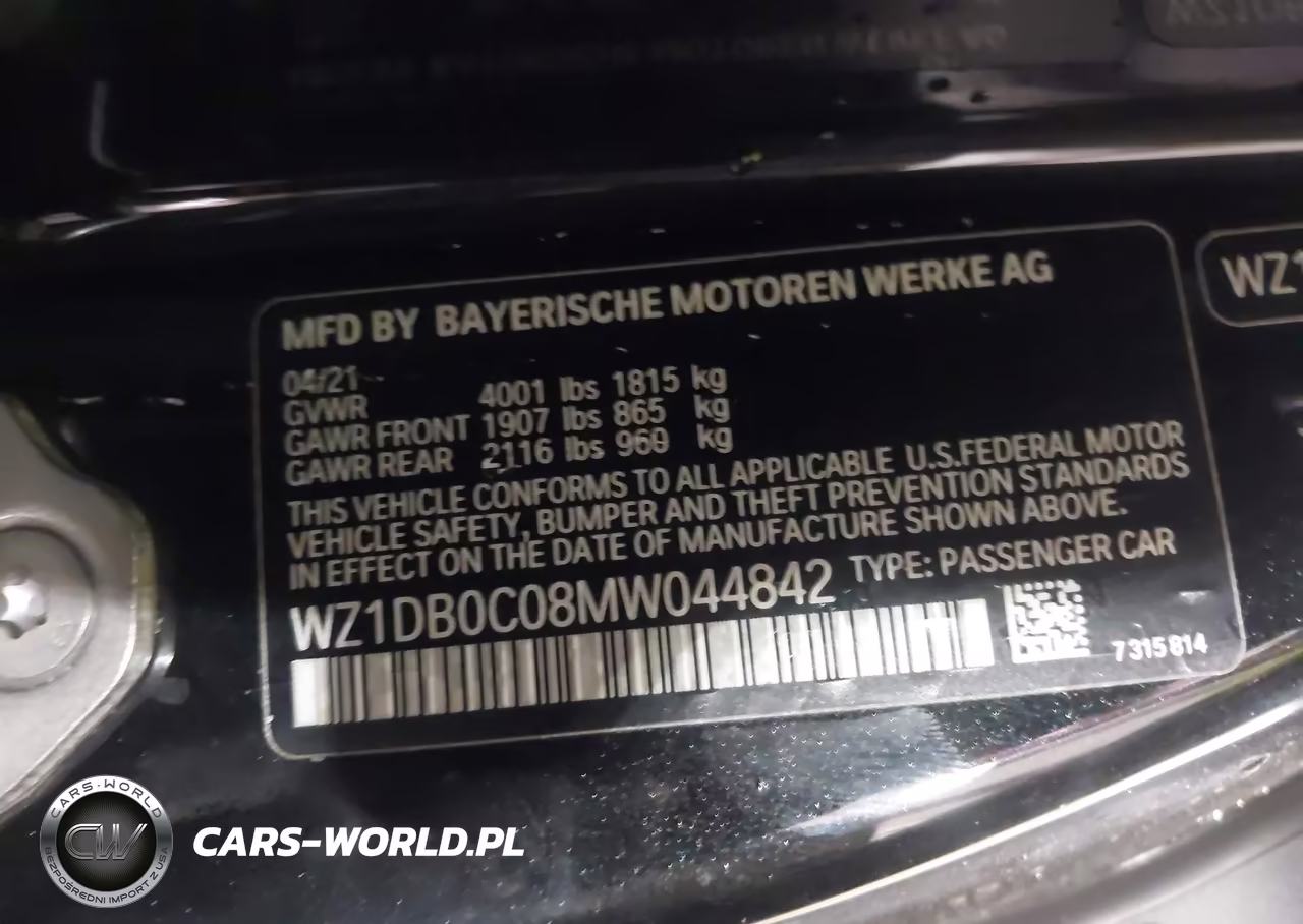 2021 Toyota Gr Supra 3.0 Premium VIN:WZ1DB0C08MW044842 - 9