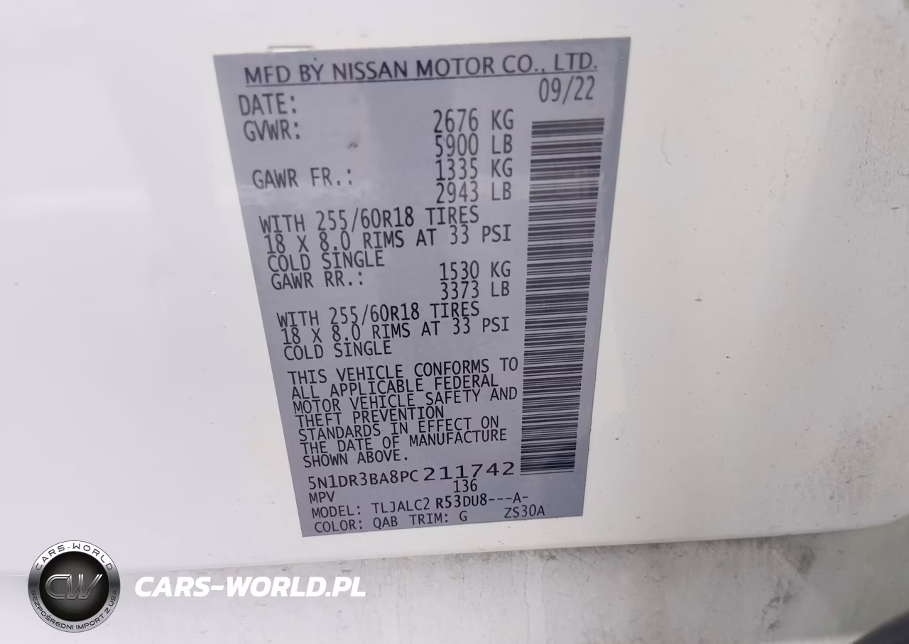 2023 Nissan Pathfinder Sv Fwd VIN:5N1DR3BA8PC211742 - 9