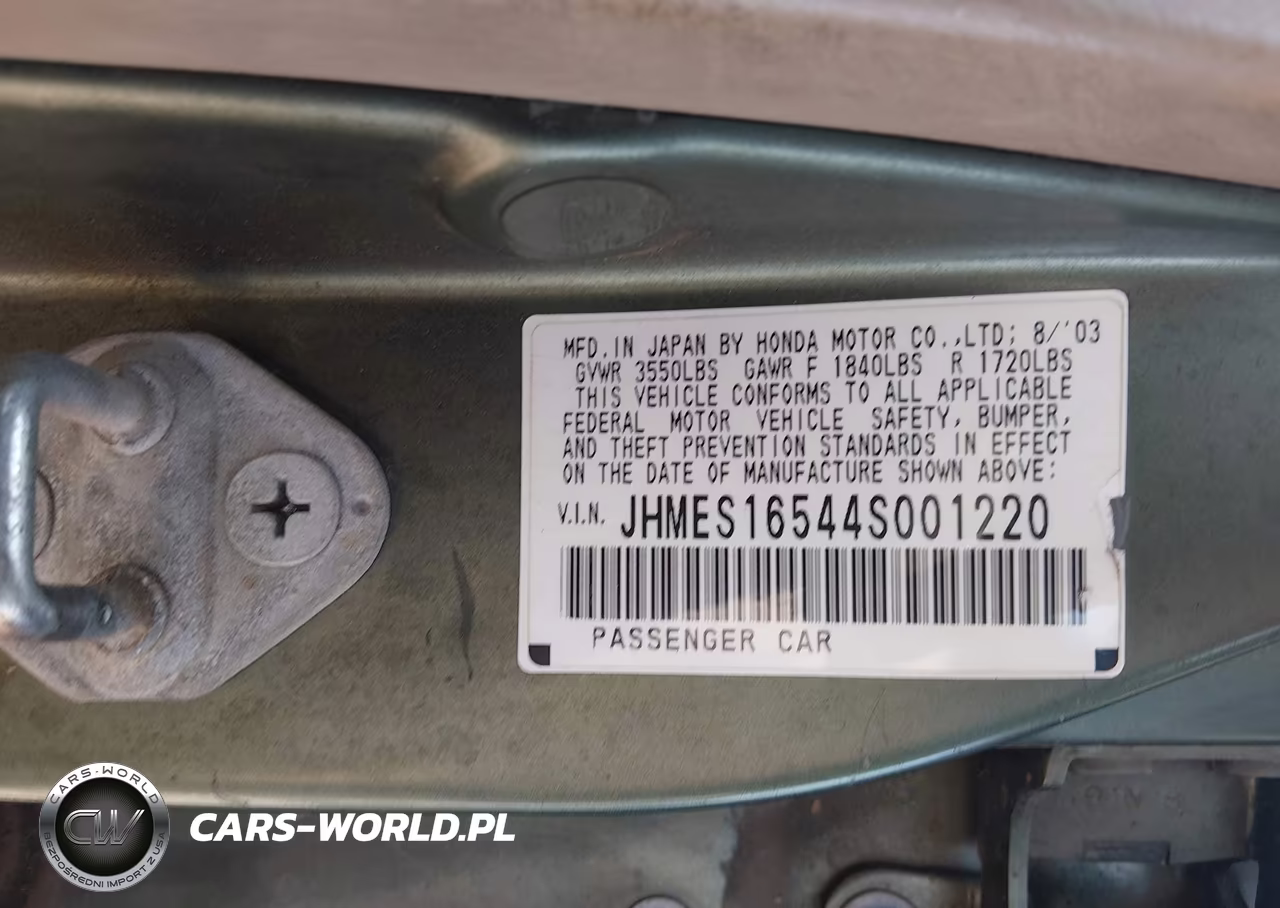 2004 Honda Civic Lx VIN:JHMES16544S001220 - 9