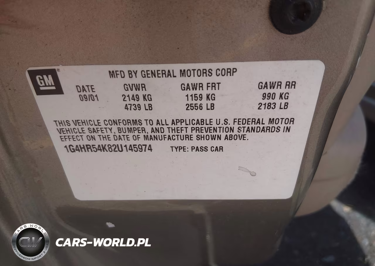 2002 Buick Lesabre Limited VIN:1G4HR54K82U145974 - 9