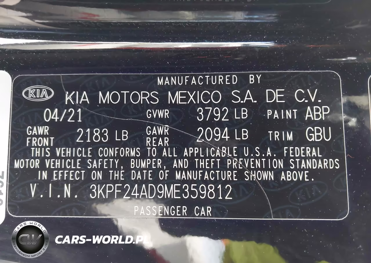 2021 Kia Forte Lxs VIN:3KPF24AD9ME359812 - 9