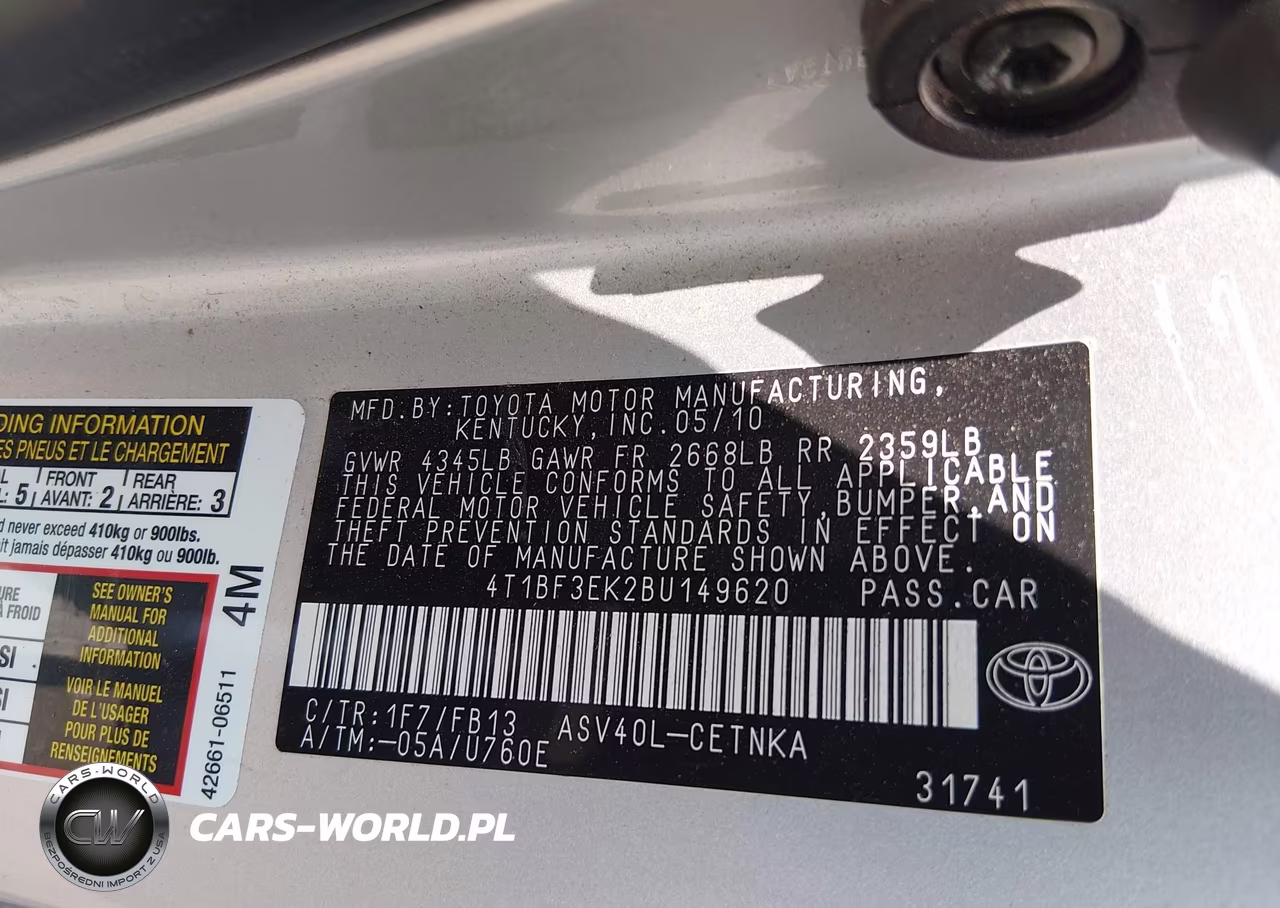 2011 Toyota Camry Le VIN:4T1BF3EK2BU149620 - 9