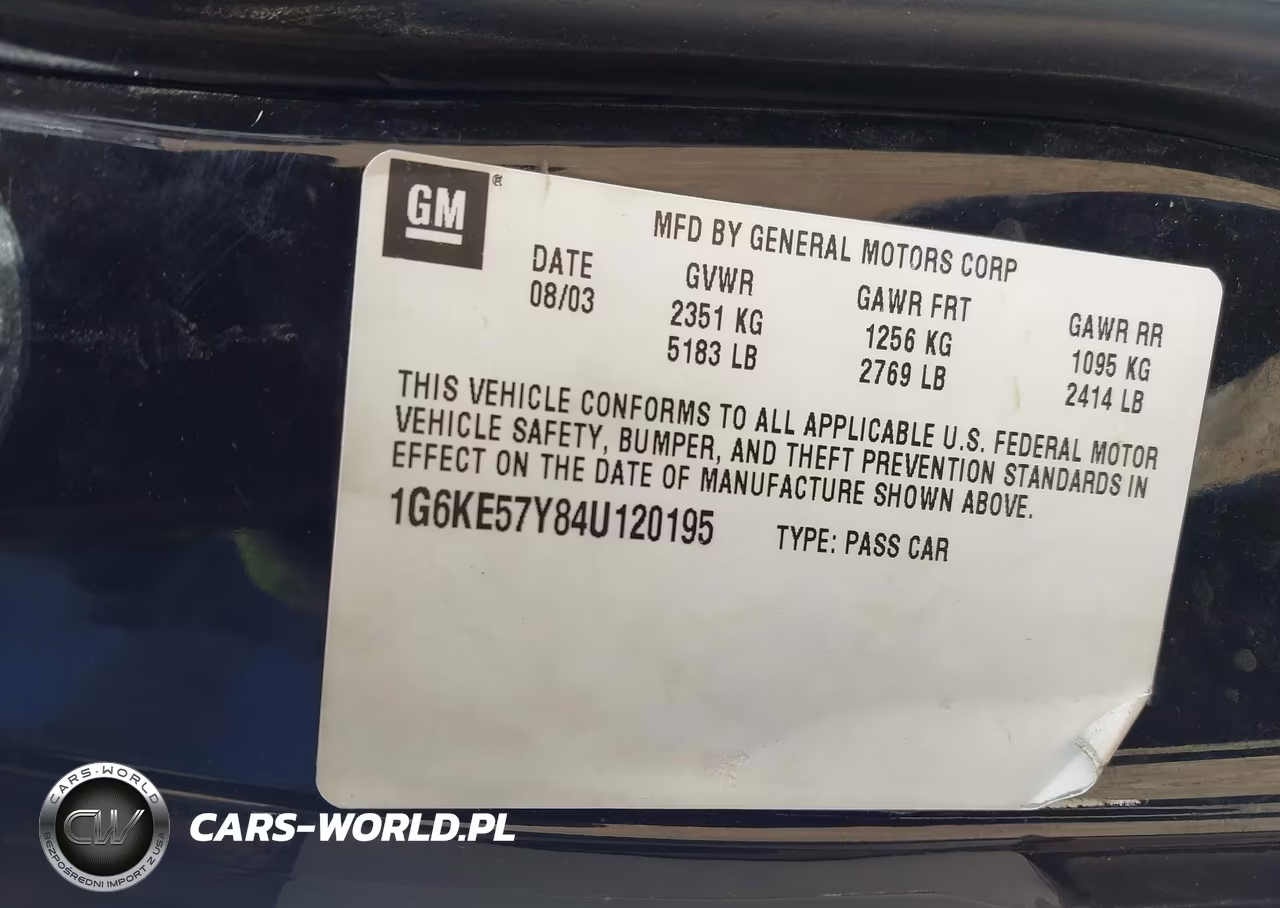 2004 Cadillac Deville Dhs VIN:1G6KE57Y84U120195 - 9