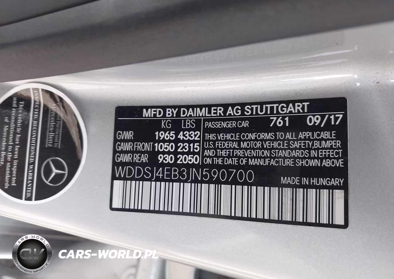2018 Mercedes-Benz Cla 250 VIN:WDDSJ4EB3JN590700 - 9