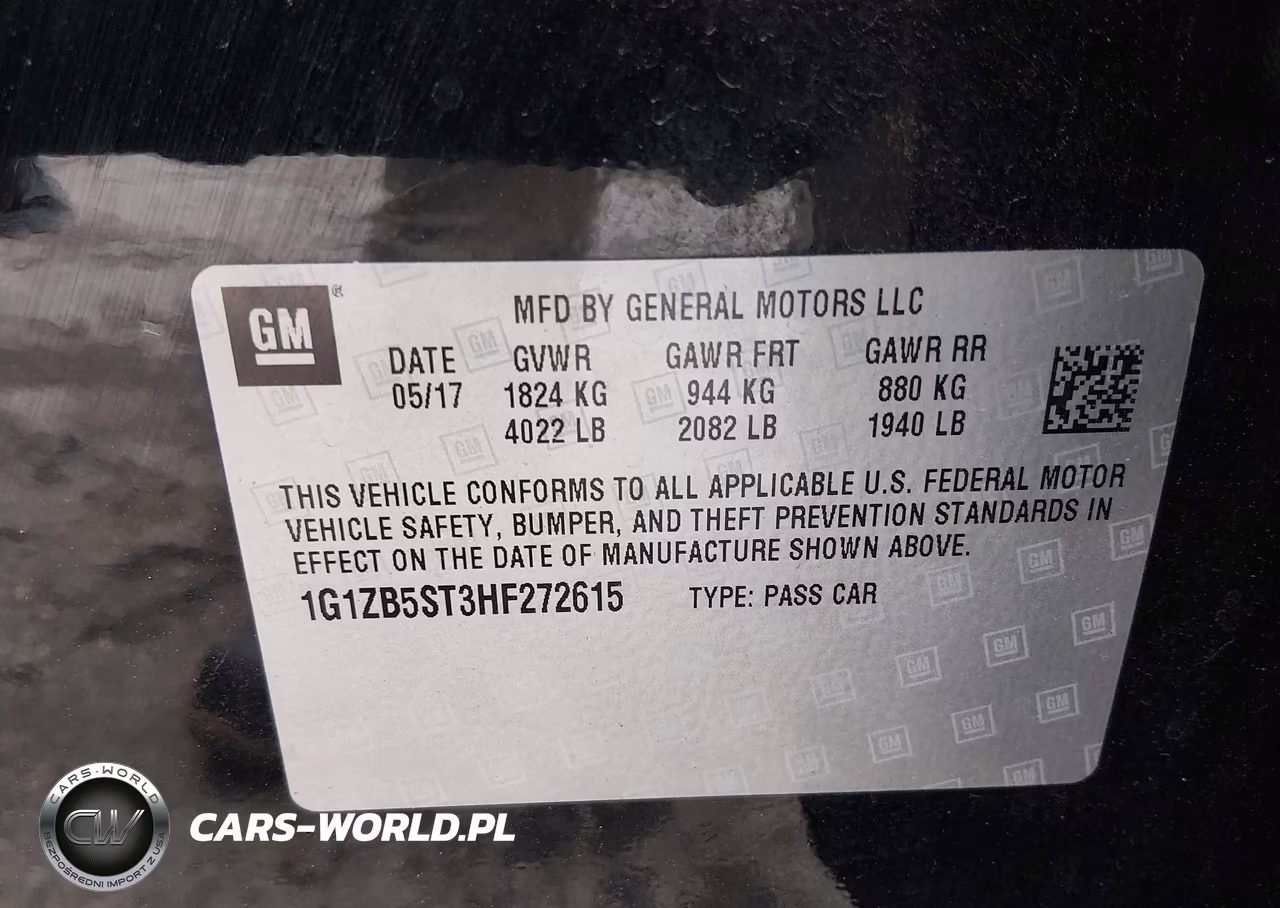2017 Chevrolet Malibu Ls VIN:1G1ZB5ST3HF272615 - 9