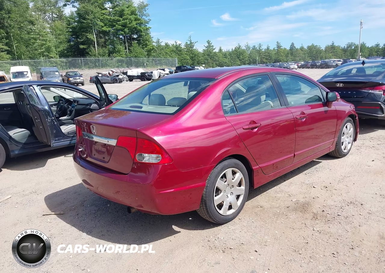 2009 Honda Civic Lx VIN:2HGFA16589H524538 - 4