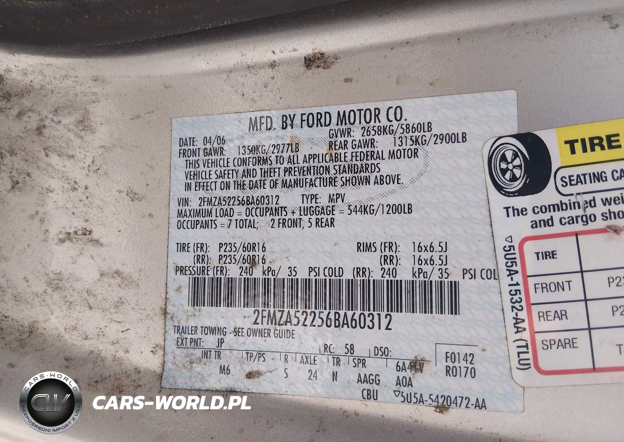 2006 Ford Freestar Sel VIN:2FMZA52256BA60312 - 9