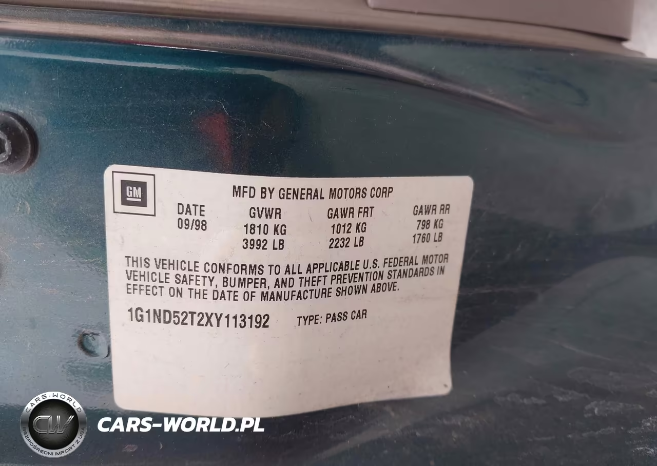 1999 Chevrolet Malibu VIN:1G1ND52T2XY113192 - 9