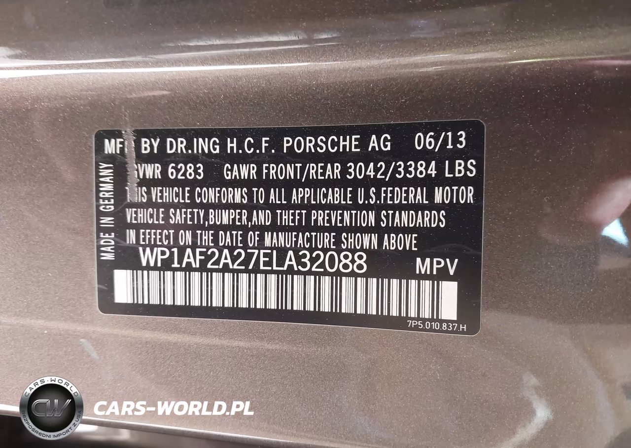 2014 Porsche Cayenne Diesel-Diesel Platinum Edition VIN:WP1AF2A27ELA32088 - 9