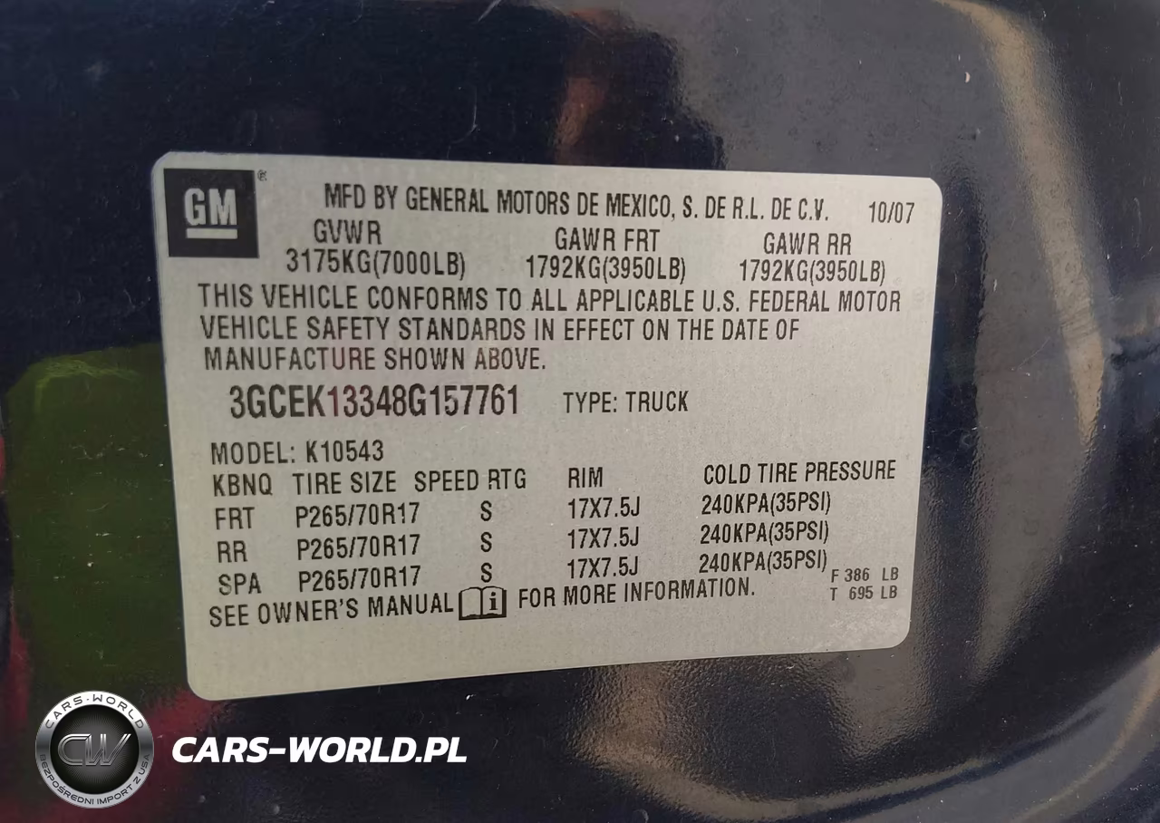 2008 Chevrolet Silverado 1500 Lt1 VIN:3GCEK13348G157761 - 9