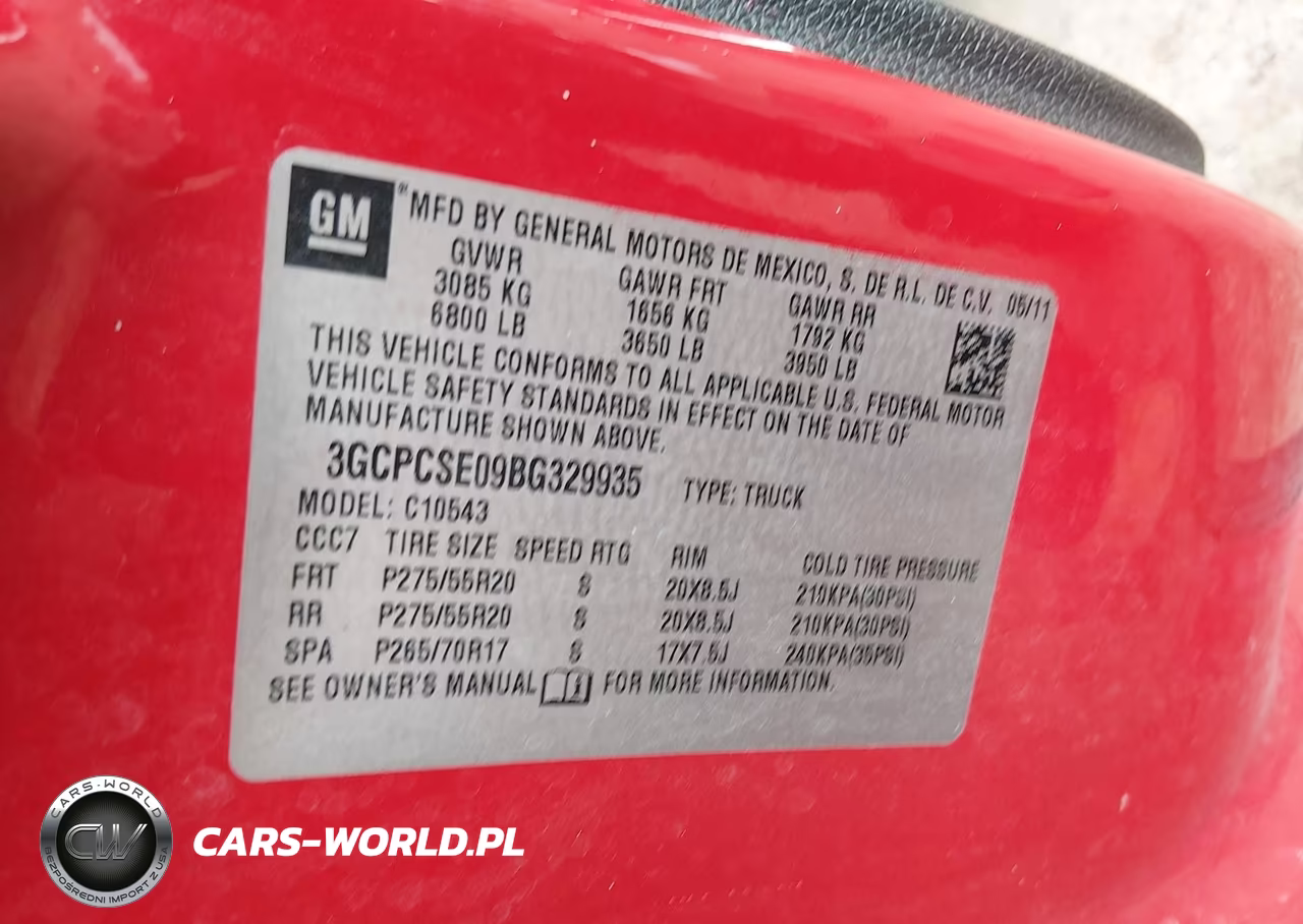2011 Chevrolet Silverado 1500 Lt VIN:3GCPCSE09BG329935 - 9