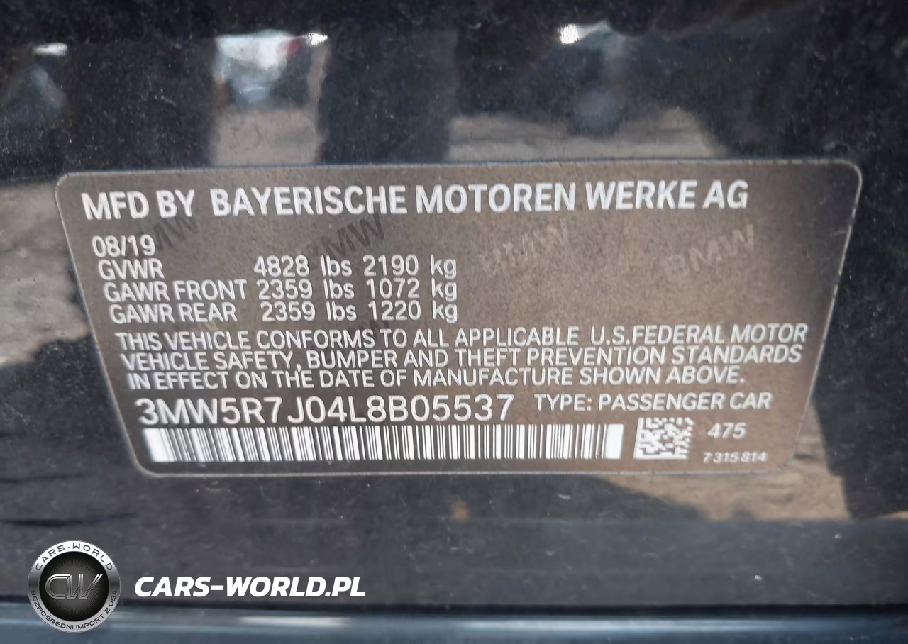 2020 BMW 330I xDrive VIN:3MW5R7J04L8B05537 - 9