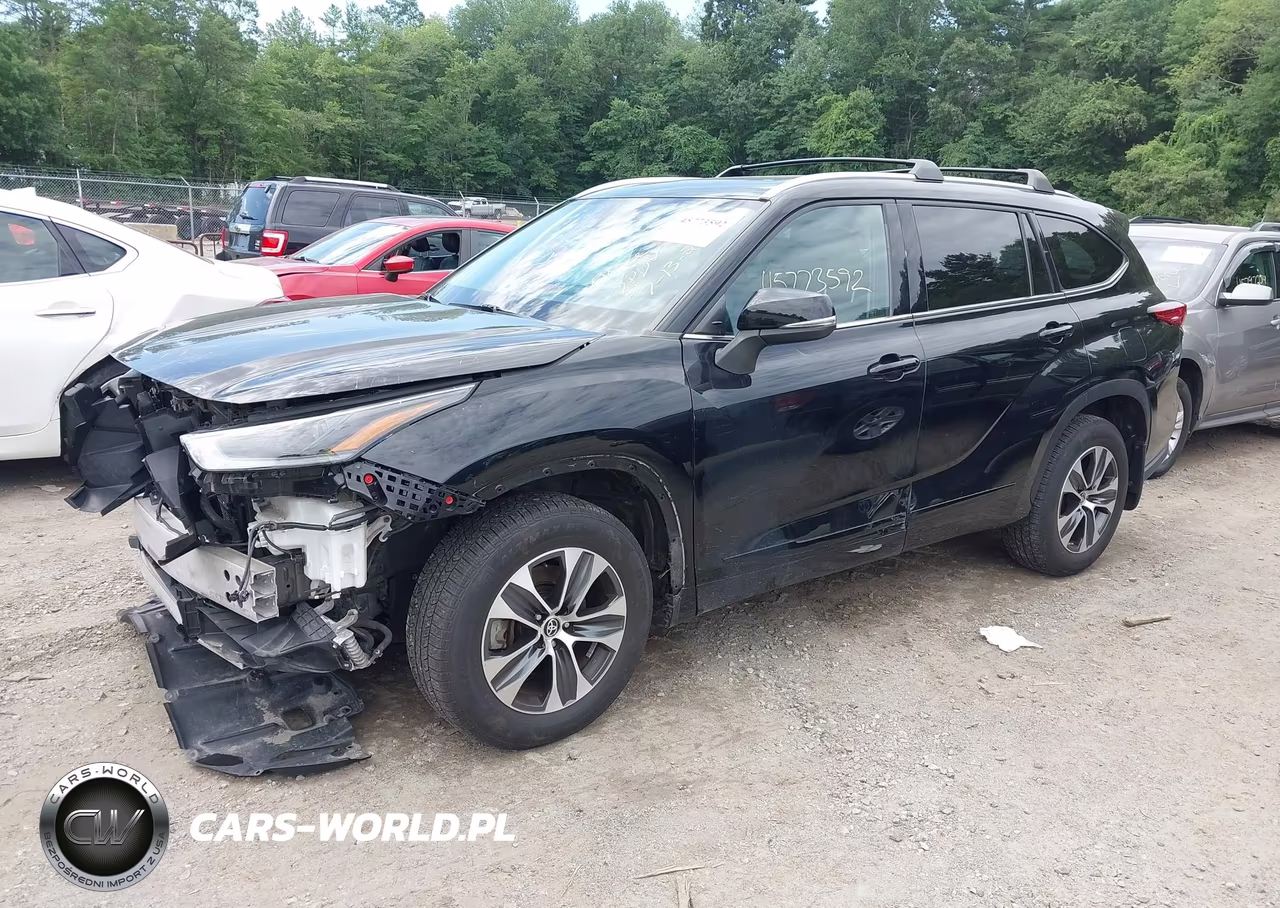 2021 Toyota Highlander Hybrid Xle VIN:5TDGBRCHXMS524922 - 2