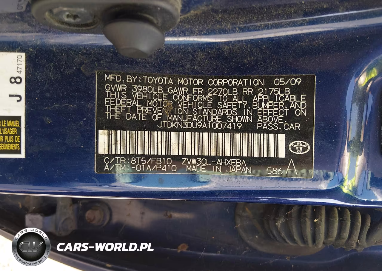 2010 Toyota Prius Iii VIN:JTDKN3DU9A1007419 - 9