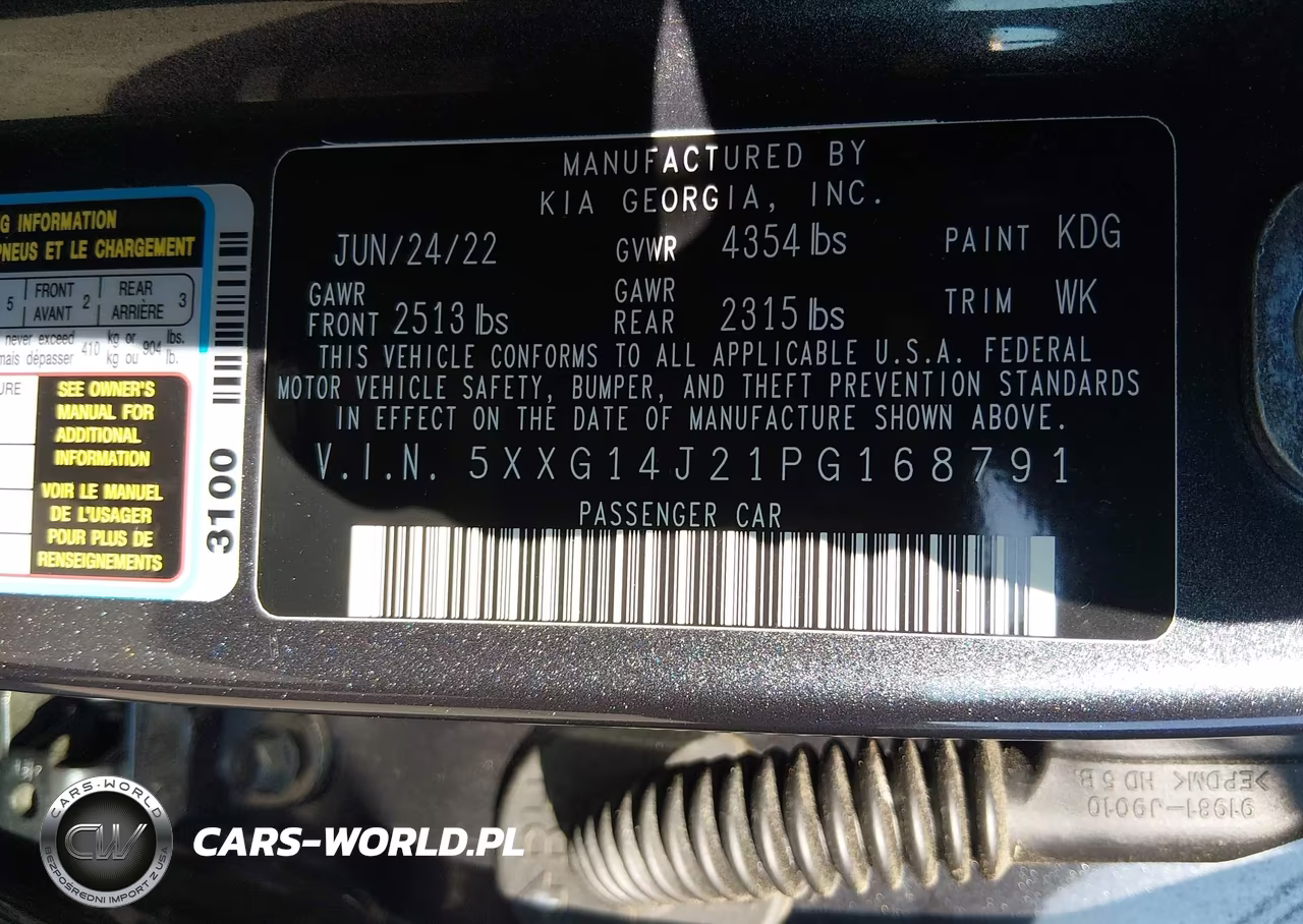 2023 Kia K5 Lxs VIN:5XXG14J21PG168791 - 9