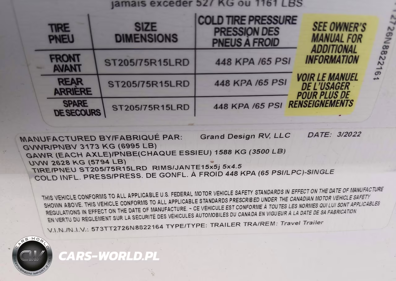 2022 Grand Design Recreat Transcend Xplor Seri VIN:573TT2726N8822164 - 9