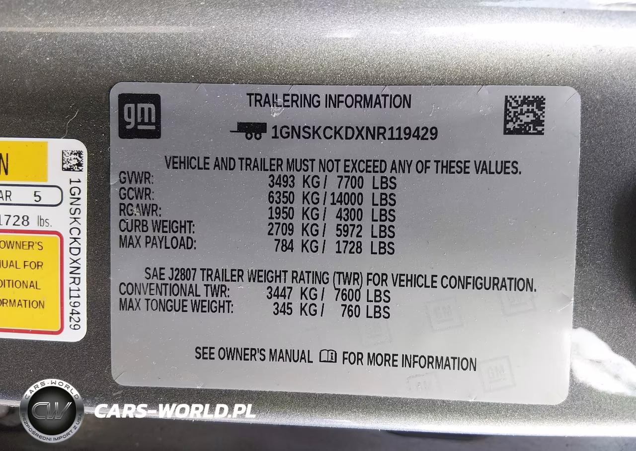 2022 Chevrolet Suburban 4Wd Lt VIN:1GNSKCKDXNR119429 - 9