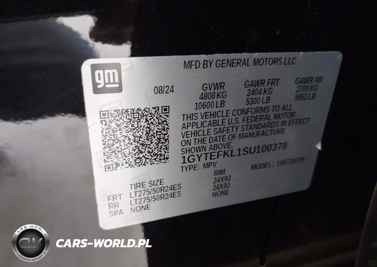 2025 Cadillac Escalade VIN:1GYTEFKL1SU100378 - 9