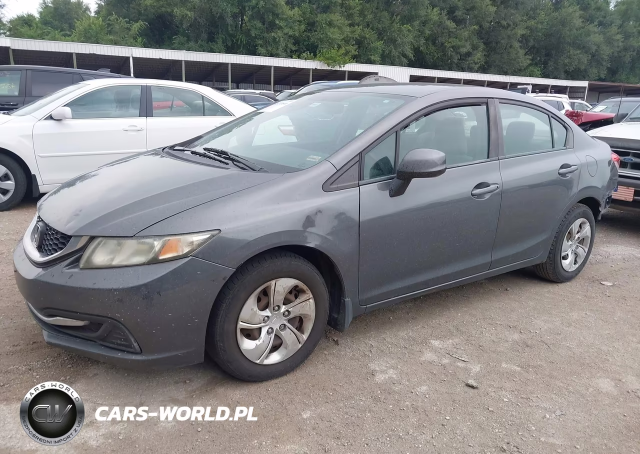 2013 Honda Civic Lx VIN:19XFB2F57DE041015 - 2