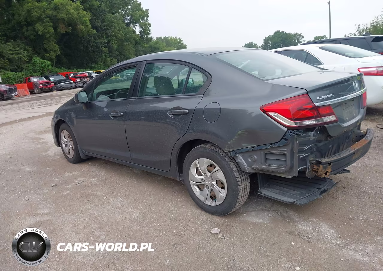 2013 Honda Civic Lx VIN:19XFB2F57DE041015 - 3