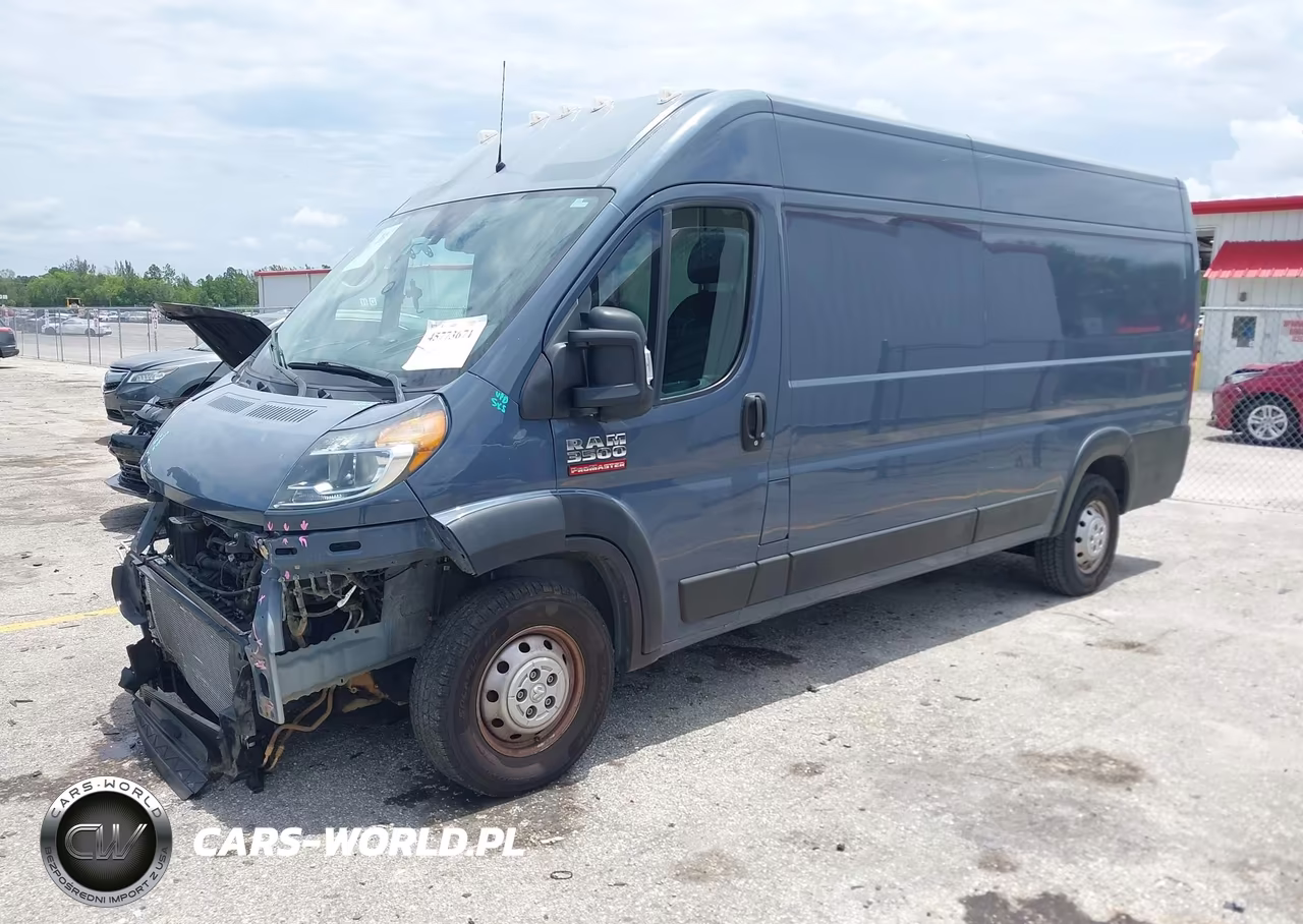 2021 Ram Promaster 3500 Cargo Van High Roof 159 Wb Ext VIN:3C6MRVJG5ME586621 - 2