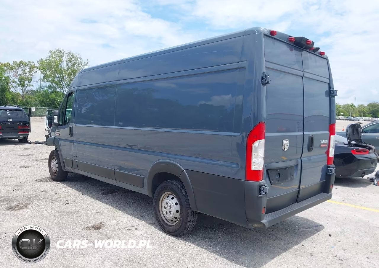 2021 Ram Promaster 3500 Cargo Van High Roof 159 Wb Ext VIN:3C6MRVJG5ME586621 - 3