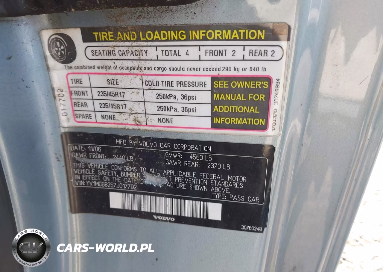 2007 Volvo C70 T5 VIN:YV1MC68257J017702 - 9