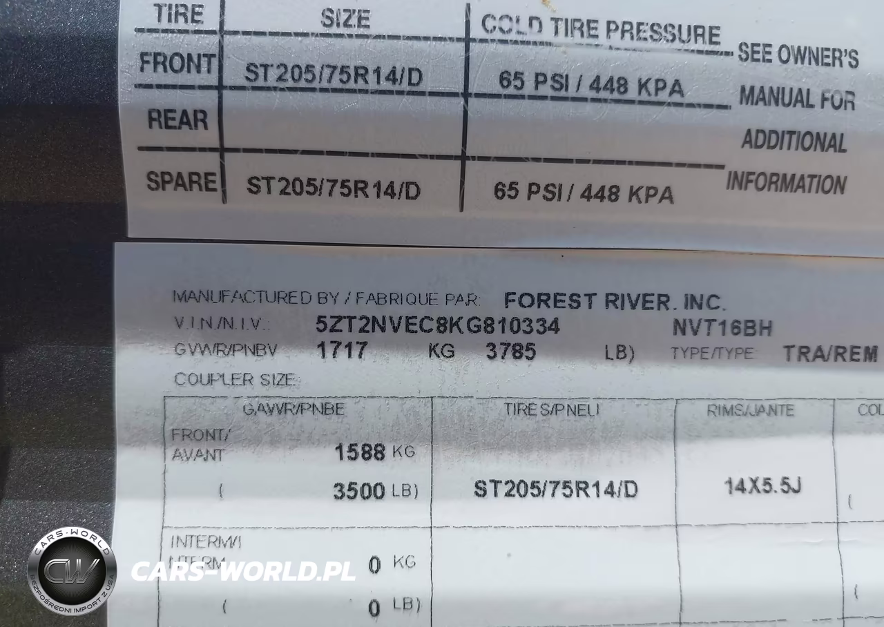 2019 Forest River Navi 16Bh VIN:5ZT2NVEC8KG810334 - 9
