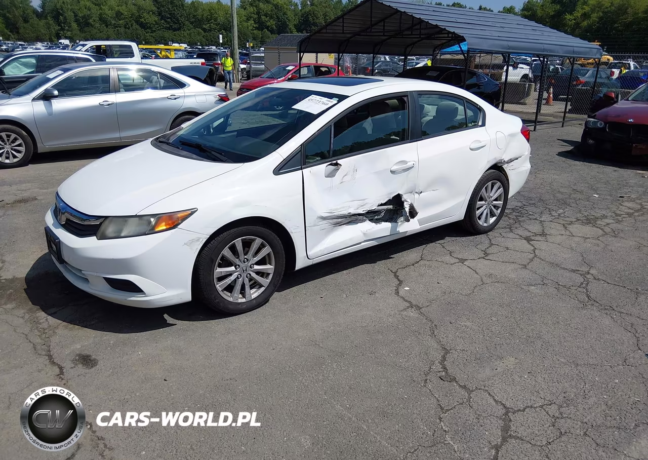 2012 Honda Civic Ex VIN:2HGFB2F82CH327305 - 2