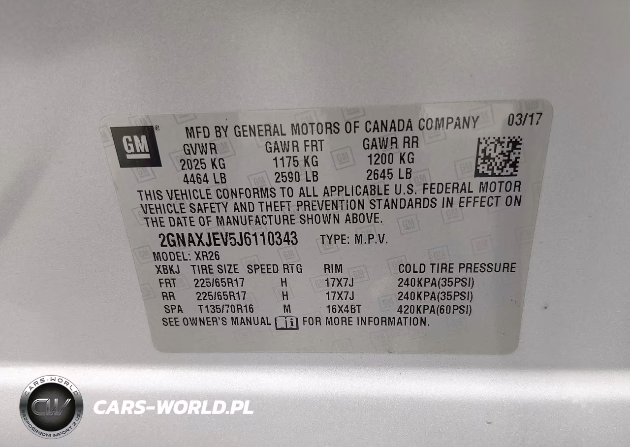 2018 Chevrolet Equinox Lt VIN:2GNAXJEV5J6110343 - 9
