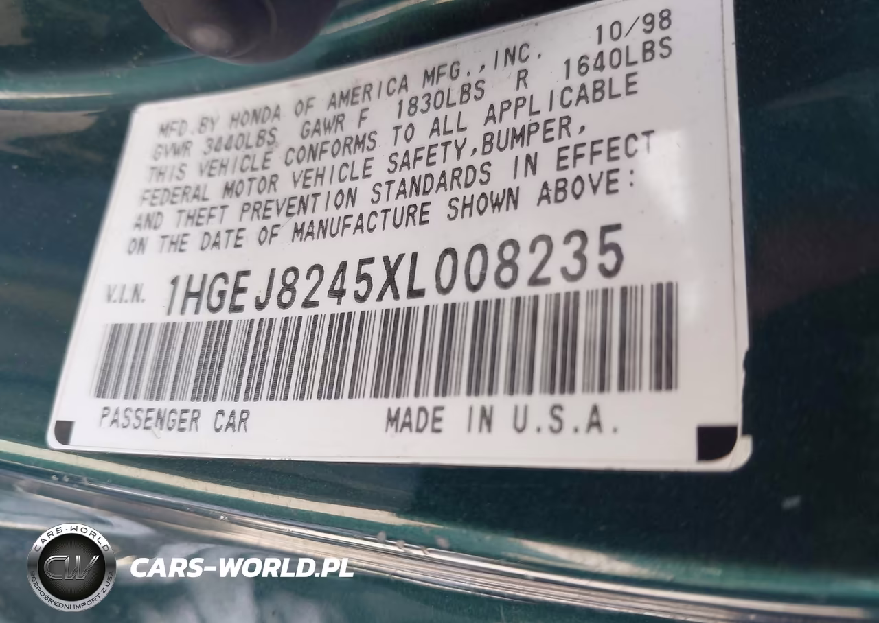 1999 Honda Civic Ex VIN:1HGEJ8245XL008235 - 9