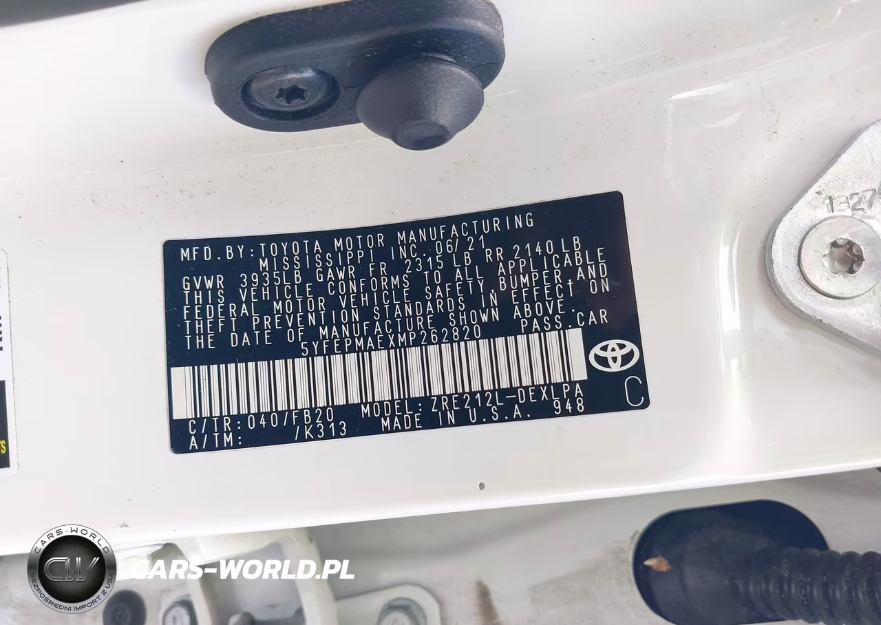 2021 Toyota Corolla Le VIN:5YFEPMAEXMP262820 - 9