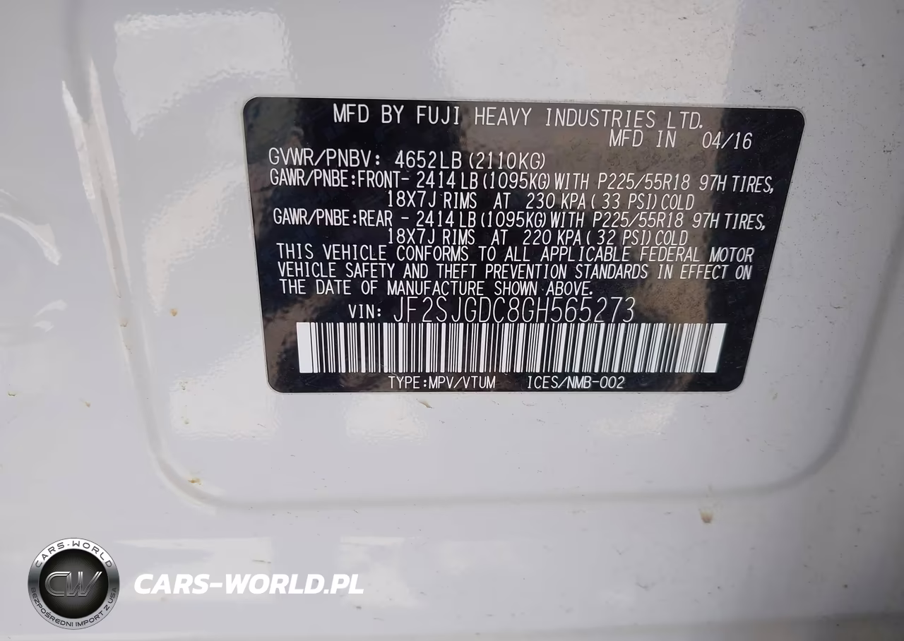 2016 Subaru Forester 2.0Xt Premium VIN:JF2SJGDC8GH565273 - 9