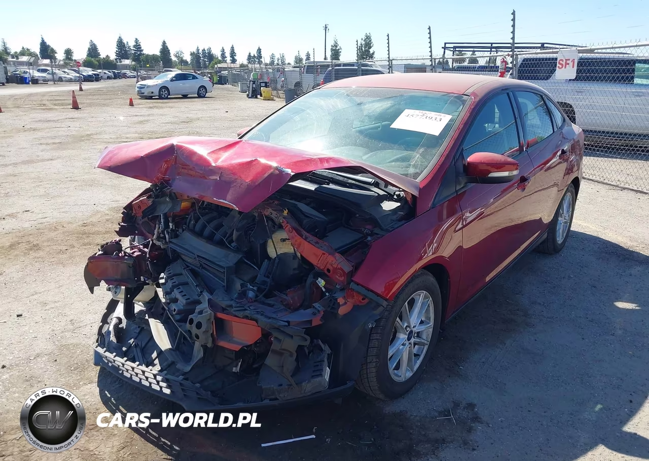 2015 Ford Focus Se VIN:1FADP3F22FL222236 - 2
