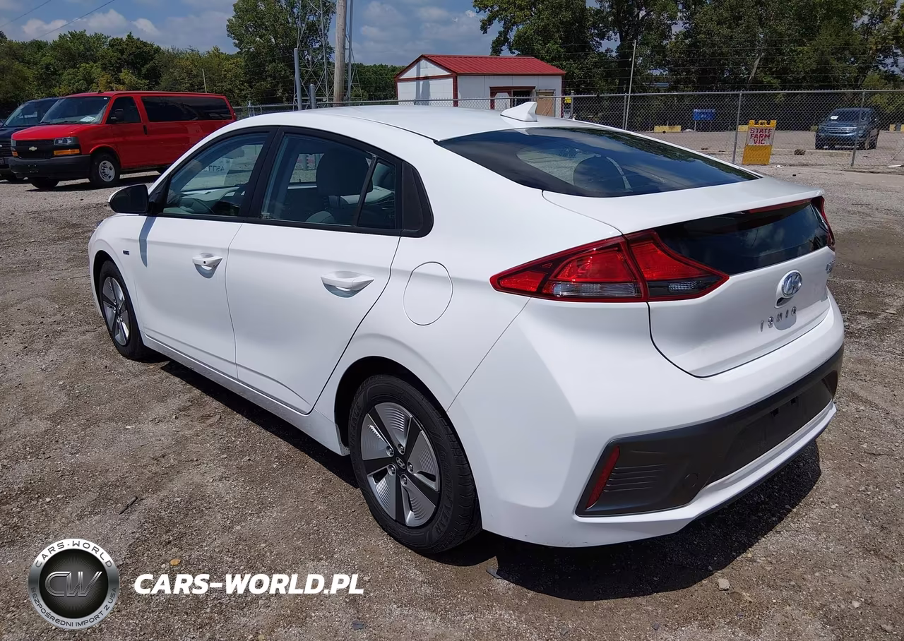 2020 Hyundai Ioniq Hybrid Blue VIN:KMHC65LC0LU233058 - 3