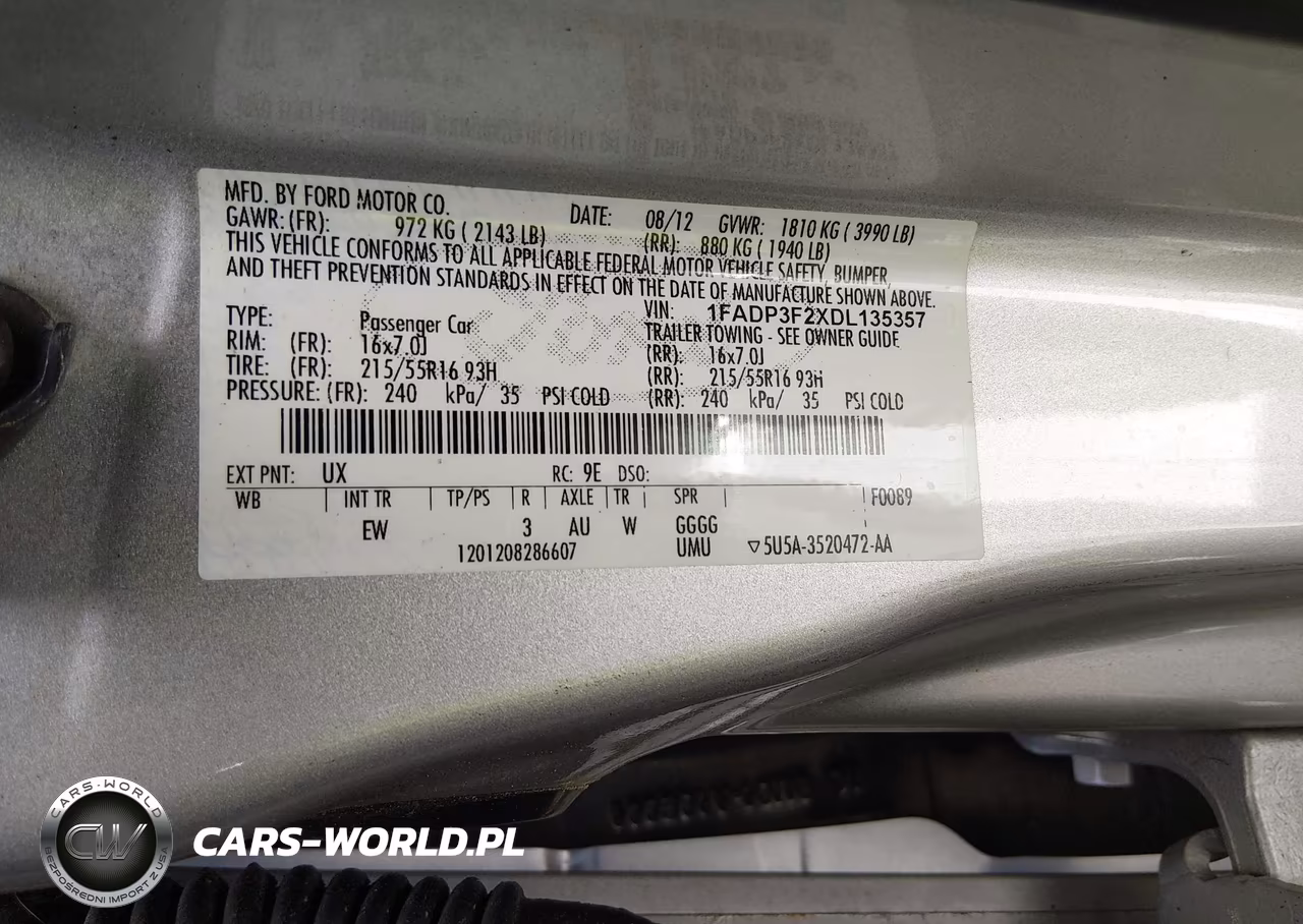 2013 Ford Focus Se VIN:1FADP3F2XDL135357 - 9