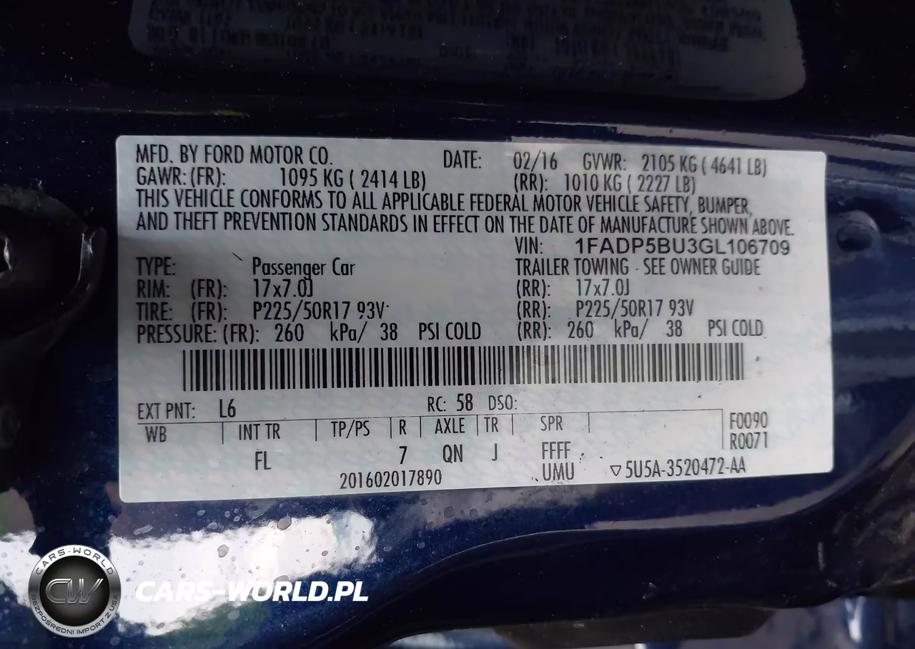 2016 Ford C-Max Hybrid Sel VIN:1FADP5BU3GL106709 - 9