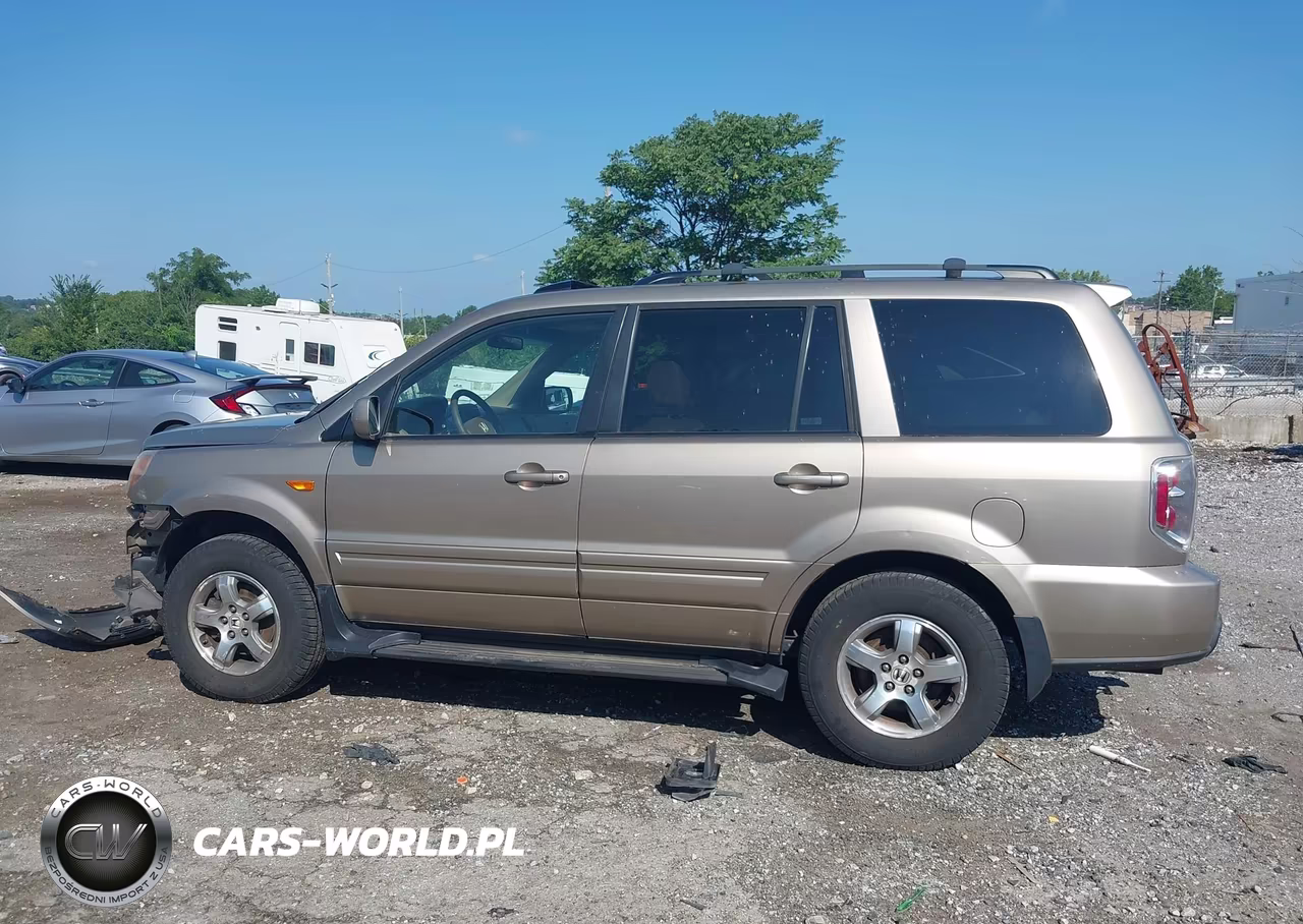 2006 Honda Pilot Ex-L VIN:2HKYF18716H510037 - 15
