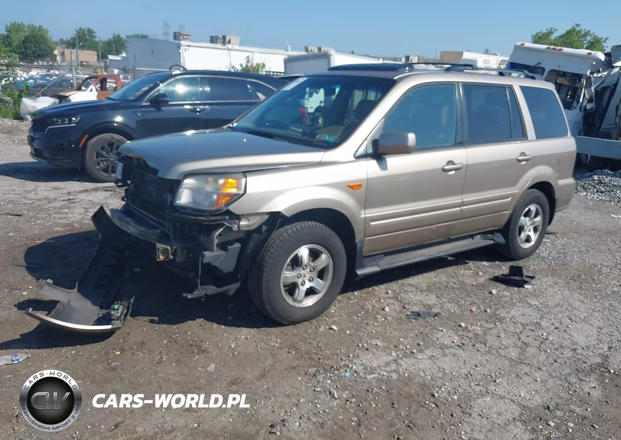 2006 Honda Pilot Ex-L VIN:2HKYF18716H510037 - 2