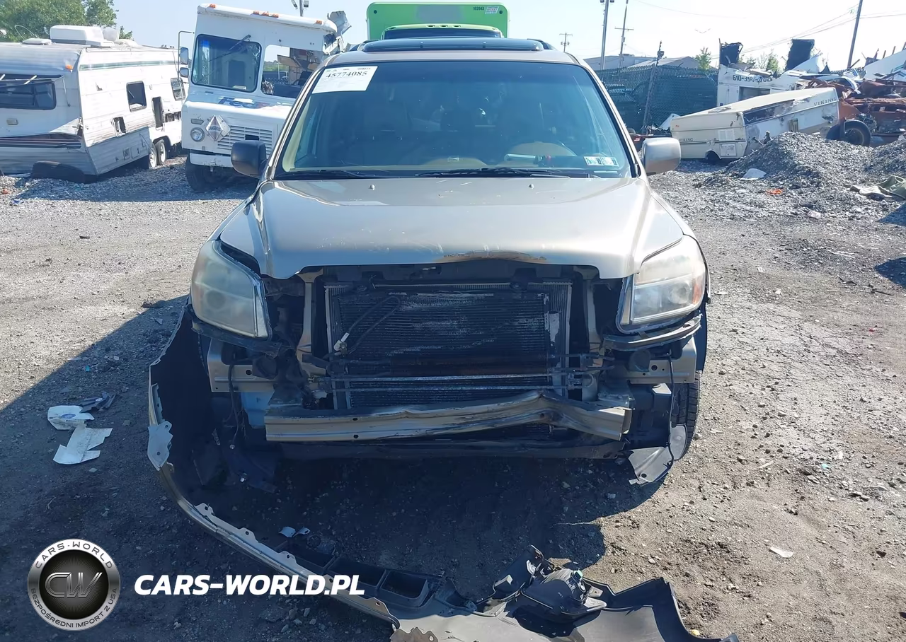 2006 Honda Pilot Ex-L VIN:2HKYF18716H510037 - 6