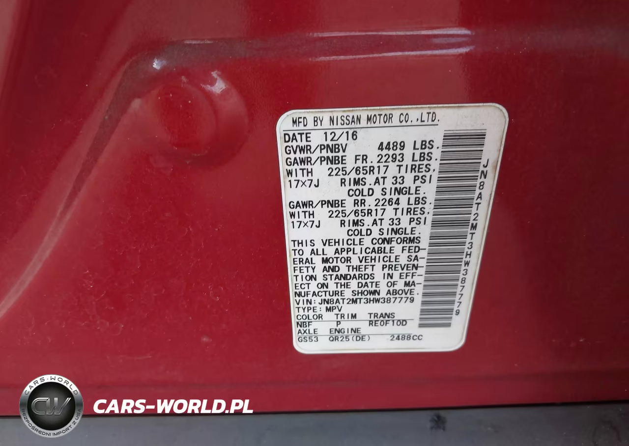 2017 Nissan Rogue S VIN:JN8AT2MT3HW387779 - 9